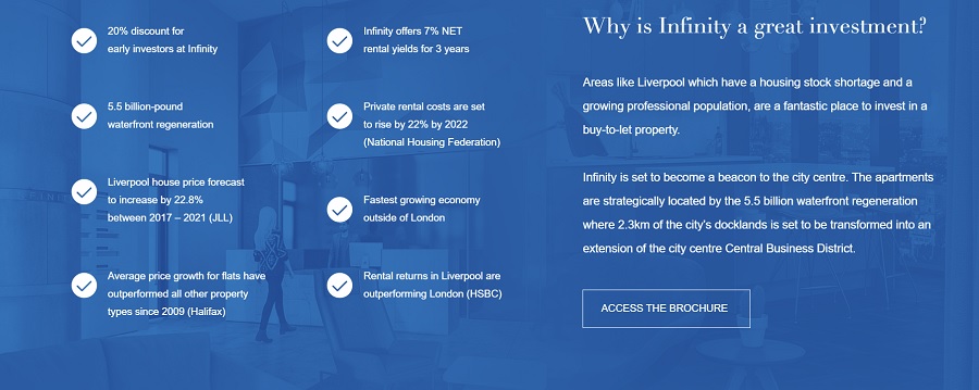 Email me eBrochure for Infinity Waters Liverpool Property