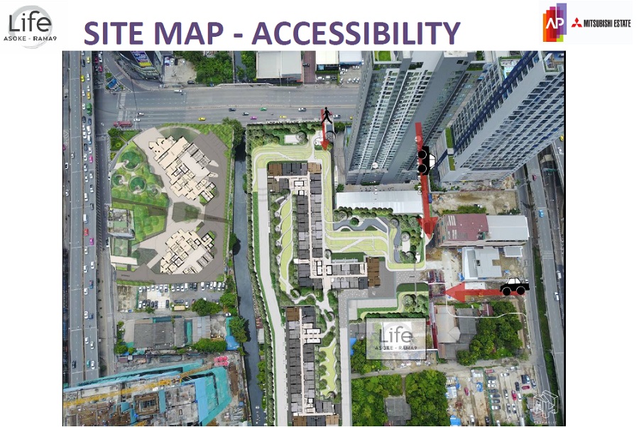 Aerial Plan of Life Asoke Rama 9 Bangkok