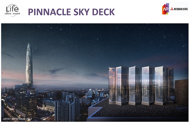 Pinnacle Sky Deck at Life Asoke Rama 9 Bangkok