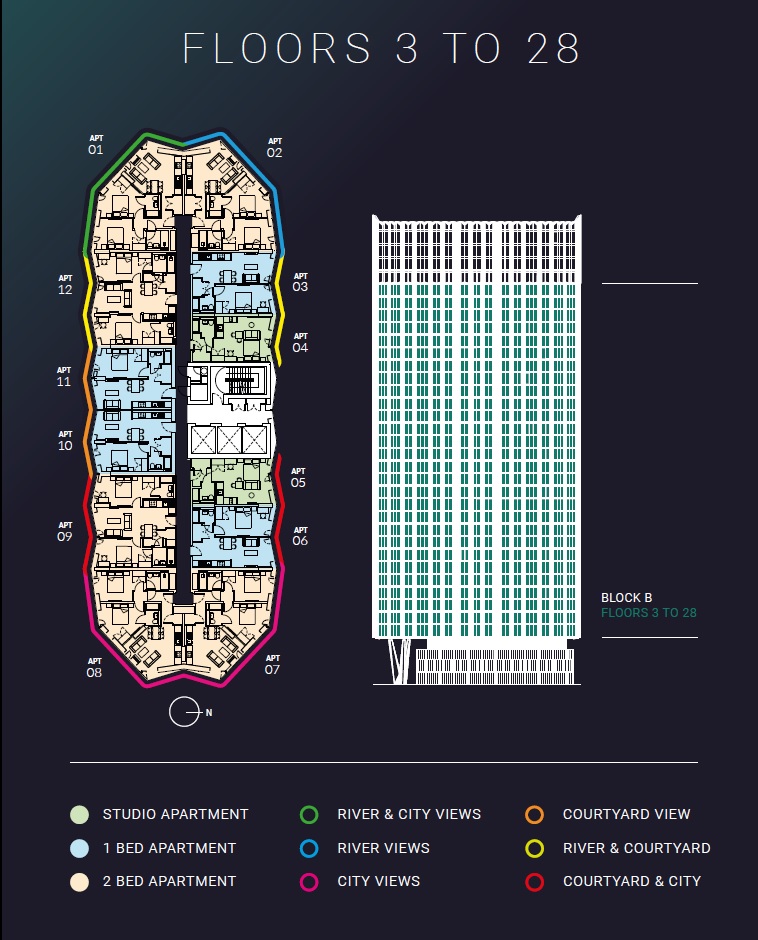 Infinity Waters Tower 2 Siteplan